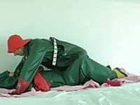 Sex in rainwear