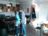 Hidden camera. Accountant Tatiana and Director 1