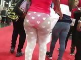 Ebony See Through Spandex Compilation