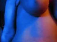 Nice heavy pair of tied tits getting slapped around