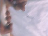 Wife stroking my cock