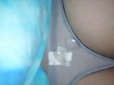 Masturbation sur string