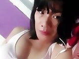 Flashing asian on facetime with BBC