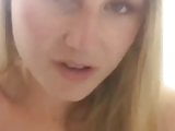 Exposed blonde girl