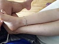 Gfs small feets on my bulge, Feet massage