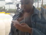 Ebony Bra Buster