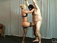 Mistress Zita Sexy Ballbusting Knees (my edit)