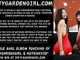 Double anal elbow fisting and punching HKJ & DGG