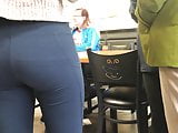 Fantastic Korean Booty VPL Candid Leggings Ass