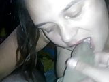 Handjob with nylons