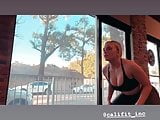 Natalie Alyn Lind working out at the gym 02