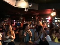 Naughty chicks could not resist strippers dicks