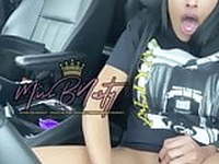 Bitch playing in car
