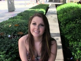 Remarkable teen brunette girlie Cali Hayes banging